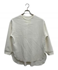 中古・古着通販】YORI (ヨリ) スカラップカラーロンTee ネイビー