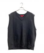 SUPREMEシュプリーム）の古着「SWEAT Shirt Vest」｜ブラック