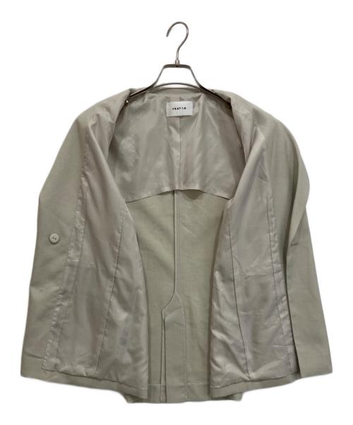 FRAY ID（フレイ アイディー）FRAY ID (フレイ アイディー) ダブルテーラードジャケット ベージュ サイズ:1の古着・服飾アイテム