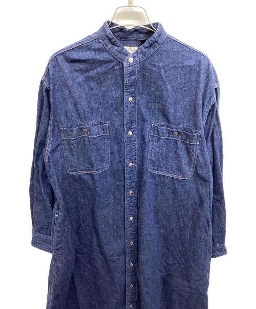 orSlow（オアスロウ）orSlow (オアスロウ) デニムシャツワンピース インディゴ サイズ:1の古着・服飾アイテム