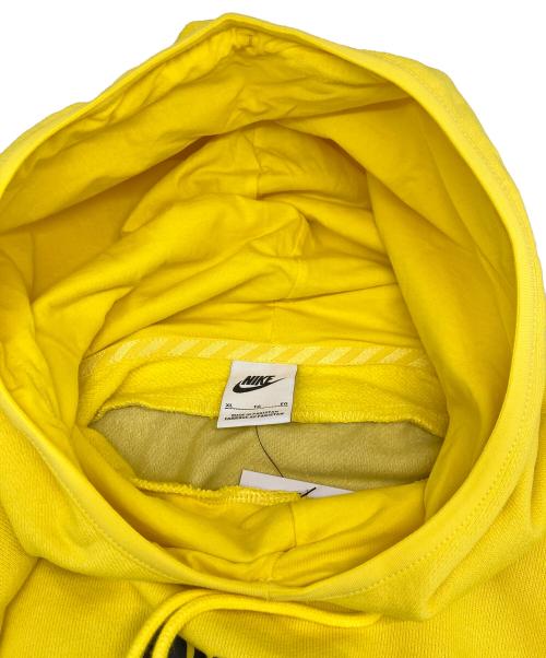 NIKE（ナイキ）NIKE (ナイキ) ロゴプリントパーカー イエロー サイズ:XL 未使用品の古着・服飾アイテム