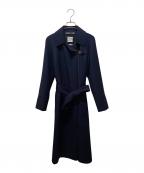 HERMESエルメス）の古着「ステンカラーコート」｜ネイビー