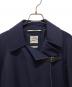 中古・古着 HERMES (エルメス) ステンカラーコート ネイビー サイズ:34：180000円