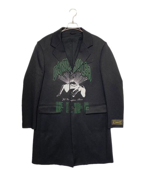 RAF SIMONS（ラフシモンズ）RAF SIMONS (ラフシモンズ) TAILORED STRAIGHT FIT COAT GRIMCRAWLER ブラック サイズ:XSの古着・服飾アイテム