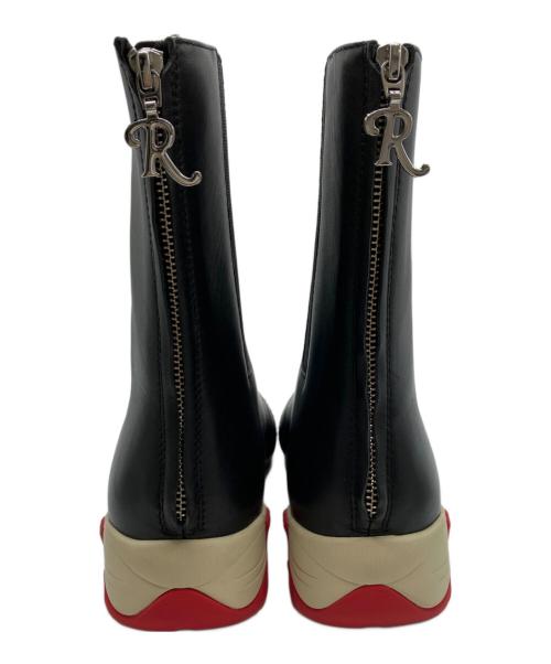 RAF SIMONS（ラフシモンズ）RAF SIMONS (ラフシモンズ) SOLARIS HIGH/ソラリスハイヒールブーツ ブラック サイズ:41の古着・服飾アイテム