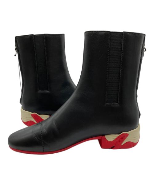 RAF SIMONS（ラフシモンズ）RAF SIMONS (ラフシモンズ) SOLARIS HIGH/ソラリスハイヒールブーツ ブラック サイズ:41の古着・服飾アイテム