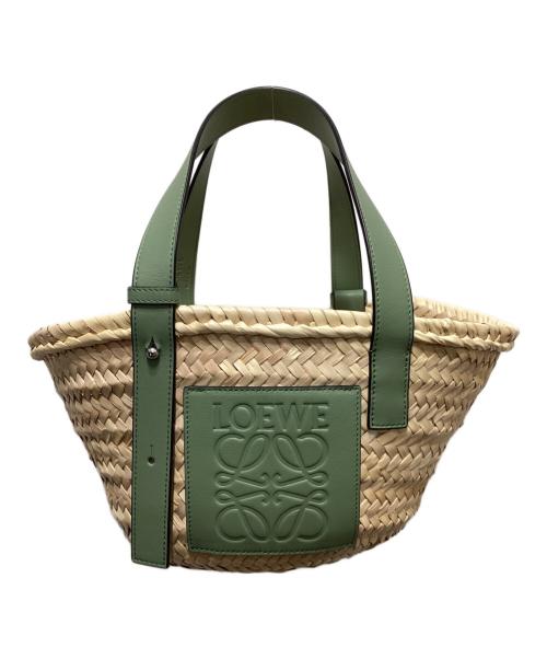 LOEWE（ロエベ）LOEWE (ロエベ) バスケットバッグ スモール カーキの古着・服飾アイテム