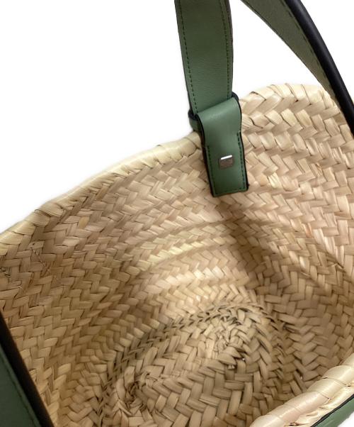 LOEWE（ロエベ）LOEWE (ロエベ) バスケットバッグ スモール カーキの古着・服飾アイテム