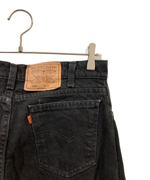 LEVI'S（リーバイス）LEVI'S (リーバイス) 550後染めブラックデニム ブラック サイズ:W34の古着・服飾アイテム
