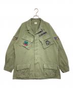 VINTAGE MILITARYヴィンテージ ミリタリー）の古着「US ARMY ジャングルファティーグジャケット」｜オリーブ