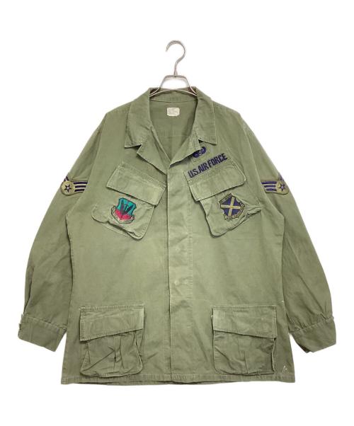 VINTAGE MILITARY（ヴィンテージ ミリタリー）VINTAGE MILITARY (ヴィンテージ ミリタリー) US ARMY ジャングルファティーグジャケット オリーブ サイズ:LARGE‐LONGの古着・服飾アイテム