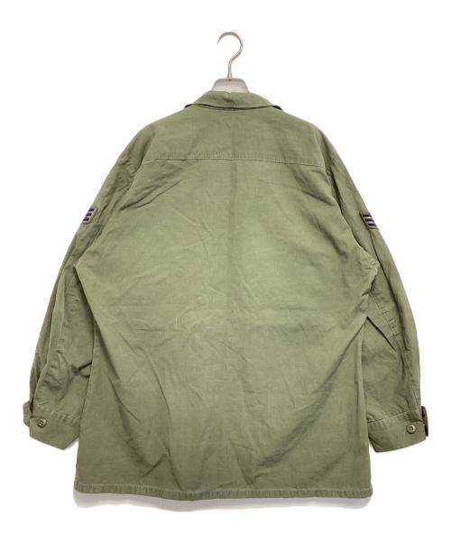 VINTAGE MILITARY（ヴィンテージ ミリタリー）VINTAGE MILITARY (ヴィンテージ ミリタリー) US ARMY ジャングルファティーグジャケット オリーブ サイズ:LARGE‐LONGの古着・服飾アイテム