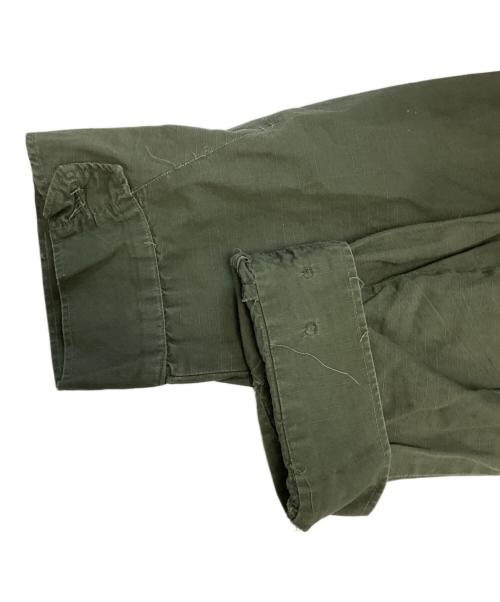 VINTAGE MILITARY（ヴィンテージ ミリタリー）VINTAGE MILITARY (ヴィンテージ ミリタリー) US ARMY ジャングルファティーグジャケット オリーブ サイズ:LARGE‐LONGの古着・服飾アイテム