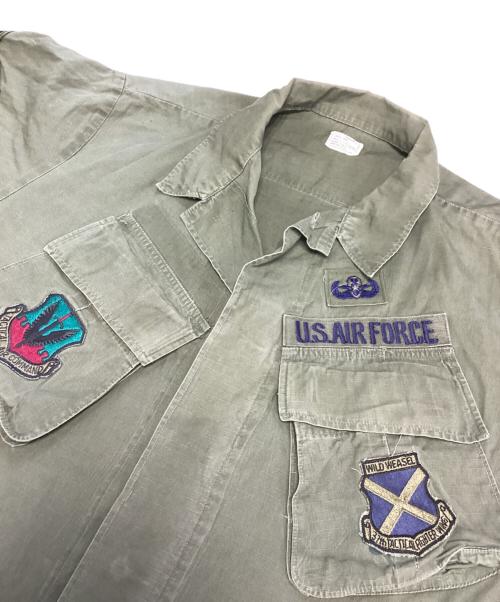 VINTAGE MILITARY（ヴィンテージ ミリタリー）VINTAGE MILITARY (ヴィンテージ ミリタリー) US ARMY ジャングルファティーグジャケット オリーブ サイズ:LARGE‐LONGの古着・服飾アイテム