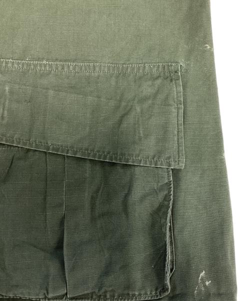 VINTAGE MILITARY（ヴィンテージ ミリタリー）VINTAGE MILITARY (ヴィンテージ ミリタリー) US ARMY ジャングルファティーグジャケット オリーブ サイズ:LARGE‐LONGの古着・服飾アイテム