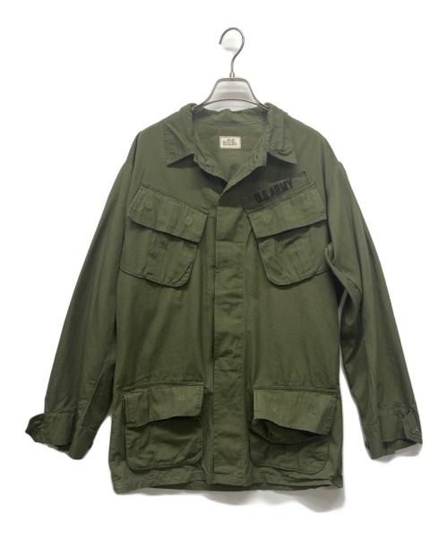 US ARMY（ユーエスアーミー）US ARMY (ユーエスアーミー) ジャングルファティーグジャケット オリーブ サイズ:Small Longの古着・服飾アイテム