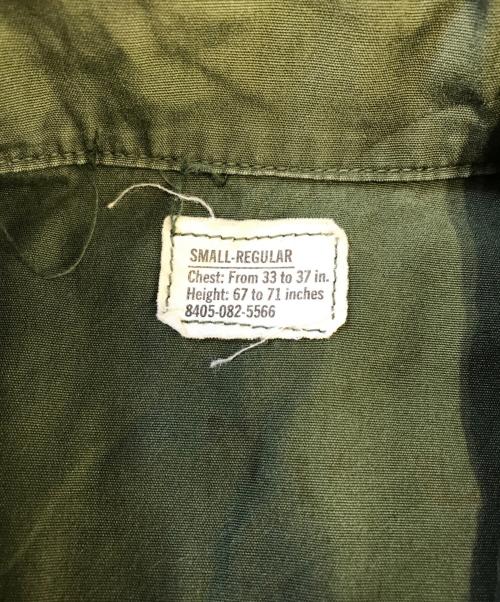 VINTAGE MILITARY（ヴィンテージ ミリタリー）VINTAGE MILITARY (ヴィンテージ ミリタリー) US ARMY ジャングルファティーグジャケット オリーブ サイズ:SMALL-REGULARの古着・服飾アイテム