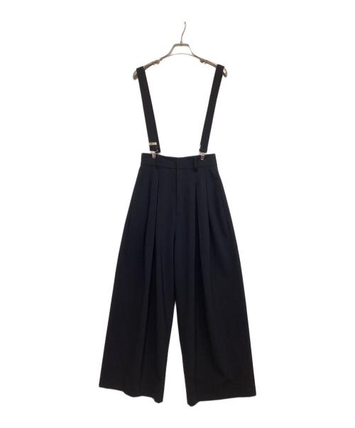 CADUNE（カデュネ）CADUNE (カデュネ) 吊りパンツ ブラック サイズ:34の古着・服飾アイテム