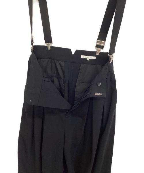 CADUNE（カデュネ）CADUNE (カデュネ) 吊りパンツ ブラック サイズ:34の古着・服飾アイテム