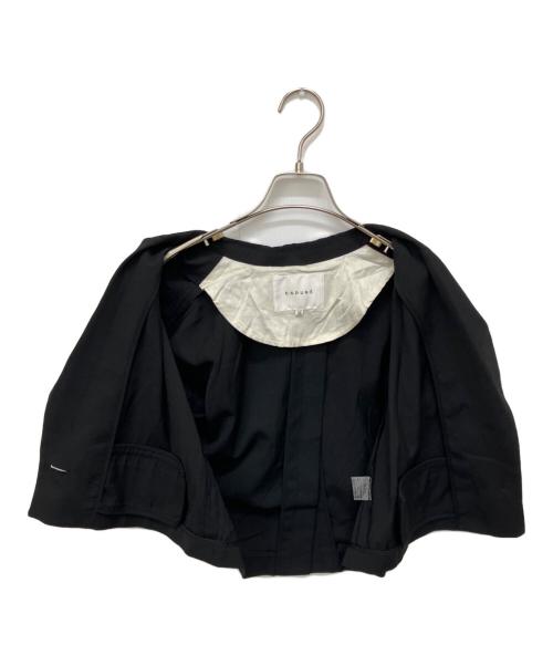 CADUNE（カデュネ）CADUNE (カデュネ) 半袖ジャケット ブラック サイズ:36の古着・服飾アイテム