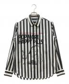 Hysteric Glamourヒステリックグラマー）の古着「SIENA BARNES レギュラーカラーシャツ」｜グレー