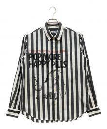Hysteric Glamour（ヒステリックグラマー）の古着「SIENA BARNES レギュラーカラーシャツ」｜グレー