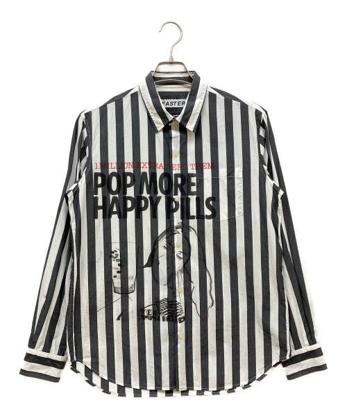 Hysteric Glamour（ヒステリックグラマー）Hysteric Glamour (ヒステリックグラマー) SIENA BARNES レギュラーカラーシャツ グレー サイズ:Mの古着・服飾アイテム