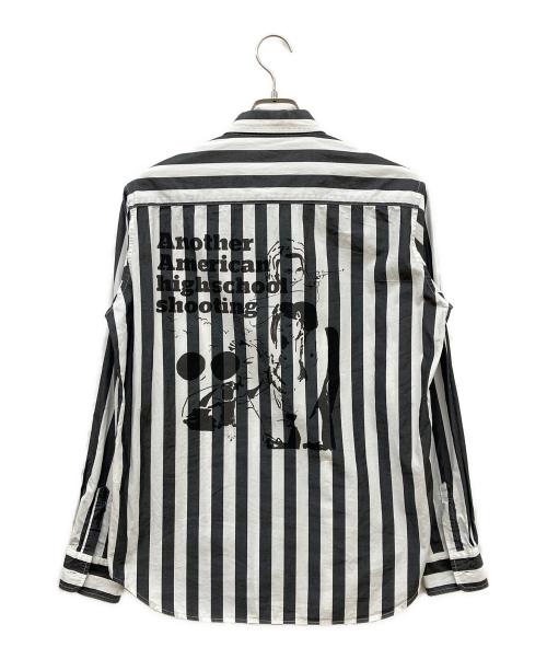 Hysteric Glamour（ヒステリックグラマー）Hysteric Glamour (ヒステリックグラマー) SIENA BARNES レギュラーカラーシャツ グレー サイズ:Mの古着・服飾アイテム