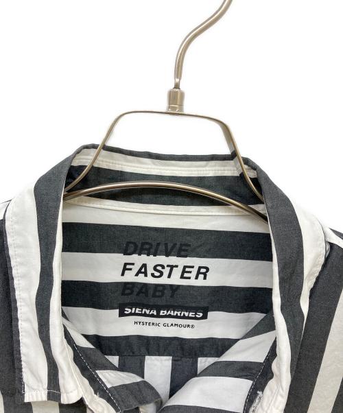 Hysteric Glamour（ヒステリックグラマー）Hysteric Glamour (ヒステリックグラマー) SIENA BARNES レギュラーカラーシャツ グレー サイズ:Mの古着・服飾アイテム