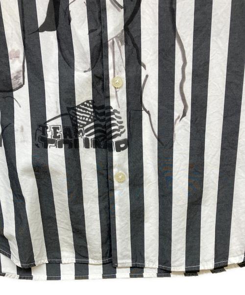 Hysteric Glamour（ヒステリックグラマー）Hysteric Glamour (ヒステリックグラマー) SIENA BARNES レギュラーカラーシャツ グレー サイズ:Mの古着・服飾アイテム