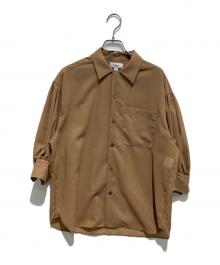 HYKE（ハイク）の古着「T/W VOILE BALLOON SLEEVE BLOUSE」｜ブラウン