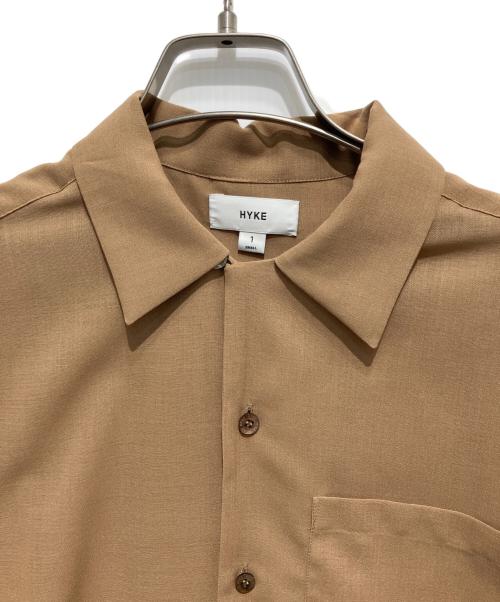 HYKE（ハイク）HYKE (ハイク) T/W VOILE BALLOON SLEEVE BLOUSE ブラウン サイズ:1の古着・服飾アイテム