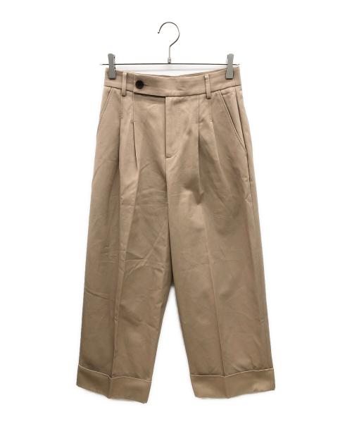 CABAN（キャバン）CABAN (キャバン) コットンレーヨンチノ クロップドパンツ ベージュ サイズ:XSの古着・服飾アイテム