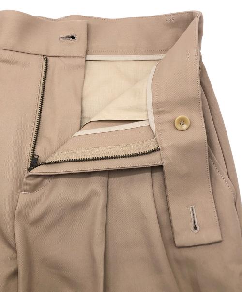 CABAN（キャバン）CABAN (キャバン) コットンレーヨンチノ クロップドパンツ ベージュ サイズ:XSの古着・服飾アイテム