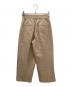CABAN (キャバン) コットンレーヨンチノ クロップドパンツ ベージュ サイズ:XS：8000円