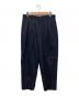 COMME des GARCONS HOMME（コムデギャルソン オム）の古着「タックパンツ」｜ネイビー