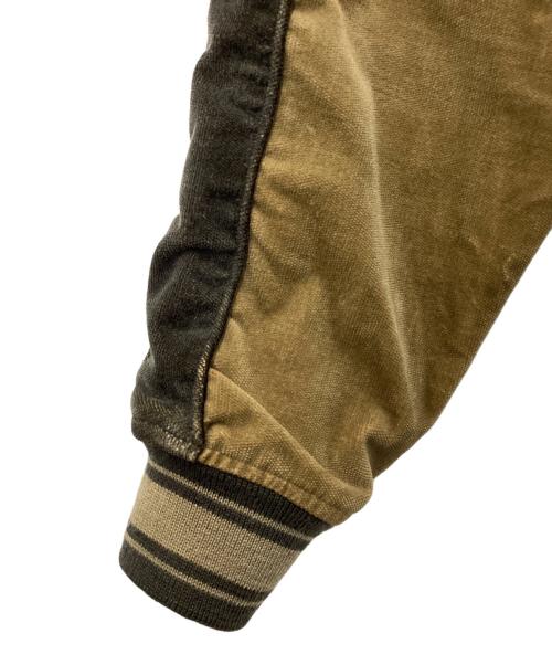 AVIREX（アヴィレックス）AVIREX (アヴィレックス) リバーシブルスーベニアジャケット ブラウン×ブラック サイズ:SIZE Mの古着・服飾アイテム