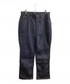 LEEリー）の古着「デニムパンツ　70's Lady Lee Riders Vat-dyed」｜ブルー