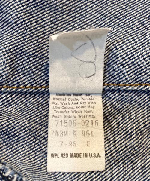 LEVI'S（リーバイス）LEVI'S (リーバイス) デニムジャケット ブルー サイズ:46の古着・服飾アイテム