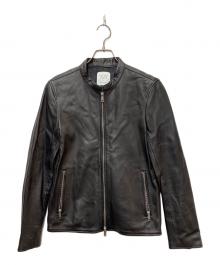 UNITED TOKYO（ユナイテッドトーキョー）の古着「シングルライダースジャケット」｜ブラック