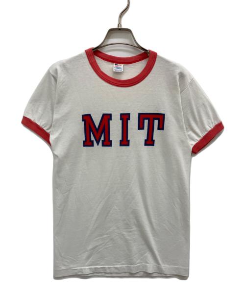 Champion（チャンピオン）Champion (チャンピオン) リンガーTシャツ ホワイト×レッド サイズ:Mの古着・服飾アイテム