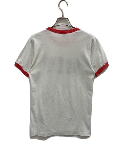 Champion（チャンピオン）Champion (チャンピオン) リンガーTシャツ ホワイト×レッド サイズ:Mの古着・服飾アイテム