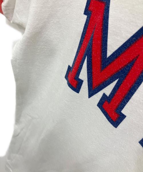 Champion（チャンピオン）Champion (チャンピオン) リンガーTシャツ ホワイト×レッド サイズ:Mの古着・服飾アイテム