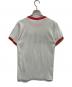 Champion (チャンピオン) リンガーTシャツ ホワイト×レッド サイズ:M：7000円