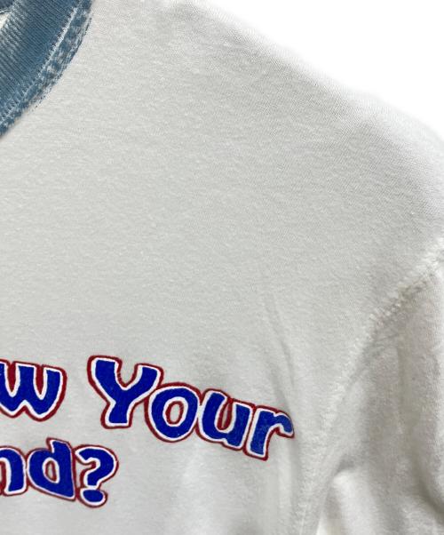 BOWWOW（バウワウ）BOWWOW (バウワウ) トリムTシャツ ホワイト サイズ:Mの古着・服飾アイテム