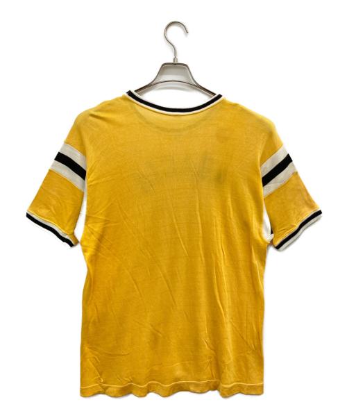 RUSSELL SOUTHERN（ラッセルサザン）RUSSELL SOUTHERN (ラッセルサザン) リンガーTシャツ イエロー サイズ:Lの古着・服飾アイテム