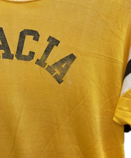 RUSSELL SOUTHERN（ラッセルサザン）RUSSELL SOUTHERN (ラッセルサザン) リンガーTシャツ イエロー サイズ:Lの古着・服飾アイテム
