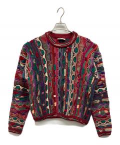 中古・古着通販】COOGI (クージー) 3Dニットカーディガン マルチカラー