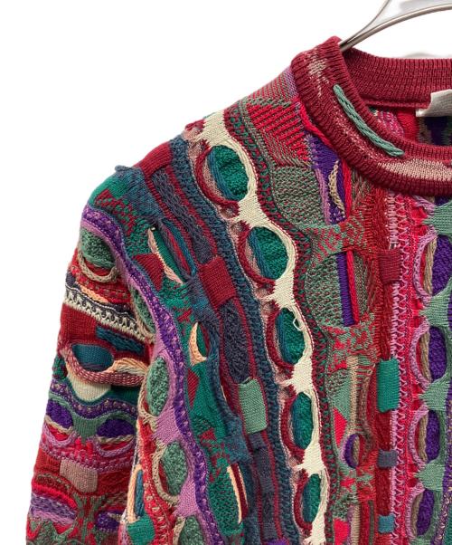 Coogi（クージー）COOGI (クージー) 3Dニット ブラウン サイズ:SSの古着・服飾アイテム