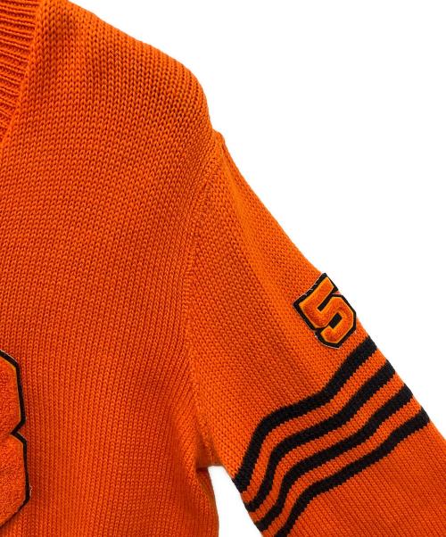 nelson knitting mills（ネルソンニットミルズ）nelson knitting mills (ネルソンニットミルズ) レタードニットセーター オレンジ サイズ:-の古着・服飾アイテム